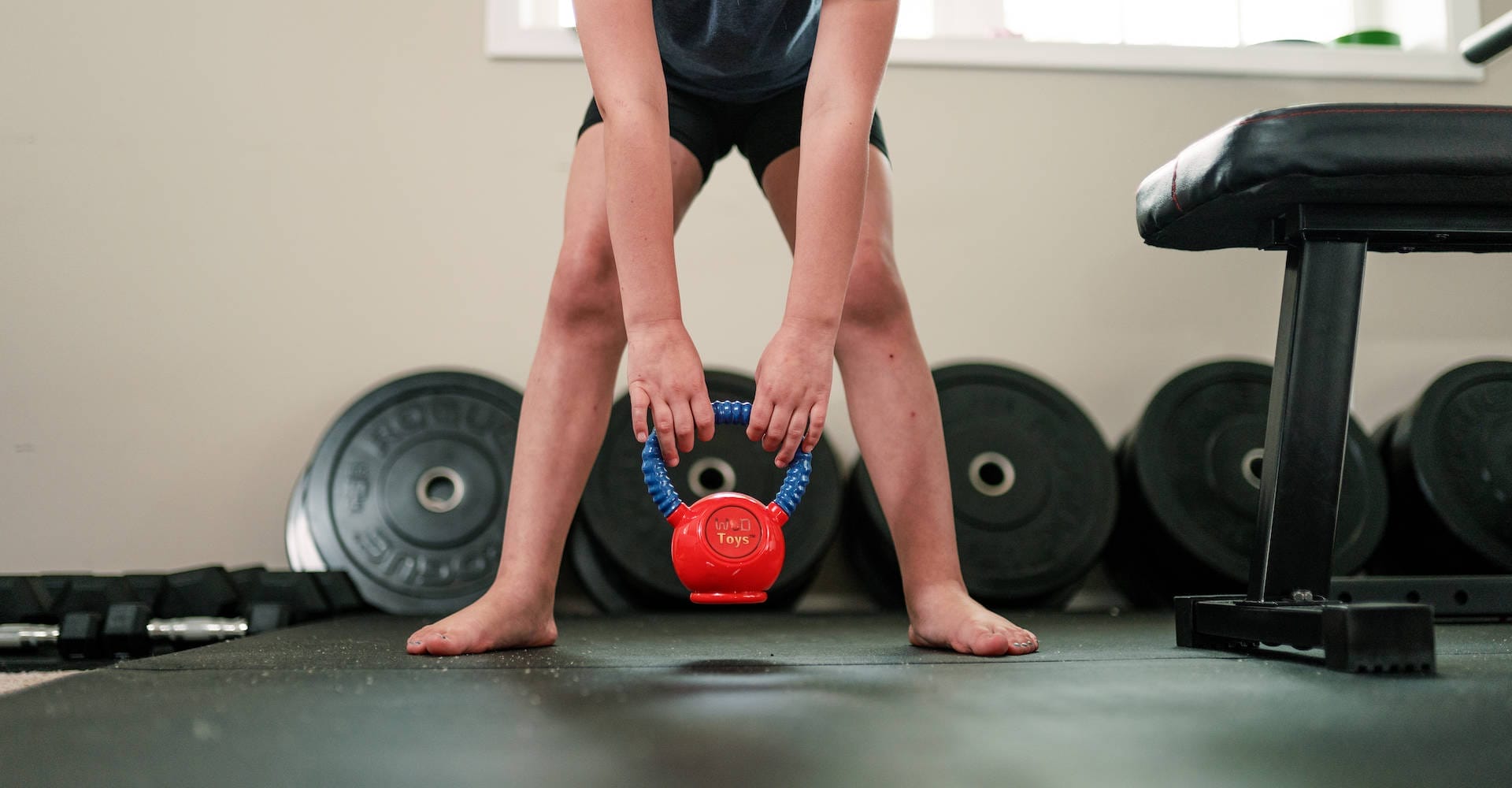 Kid Lifting on Training